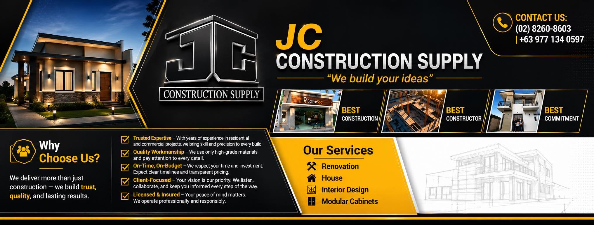 JC Construction Supply services